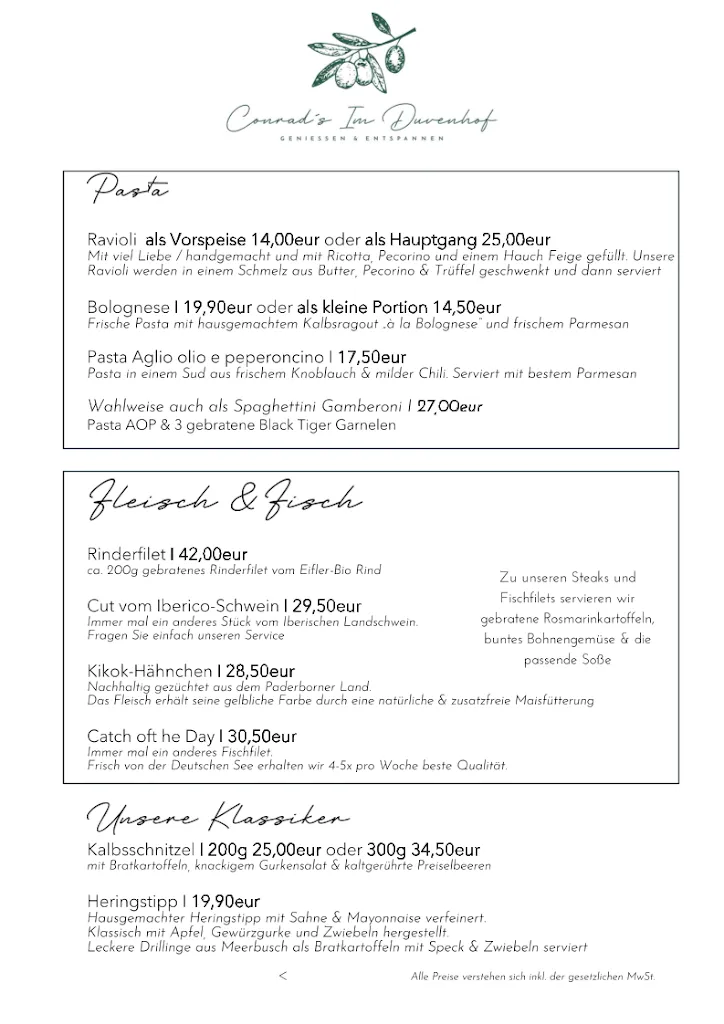 Menu_Conrad´s im Duvenhof_Willich_image_1