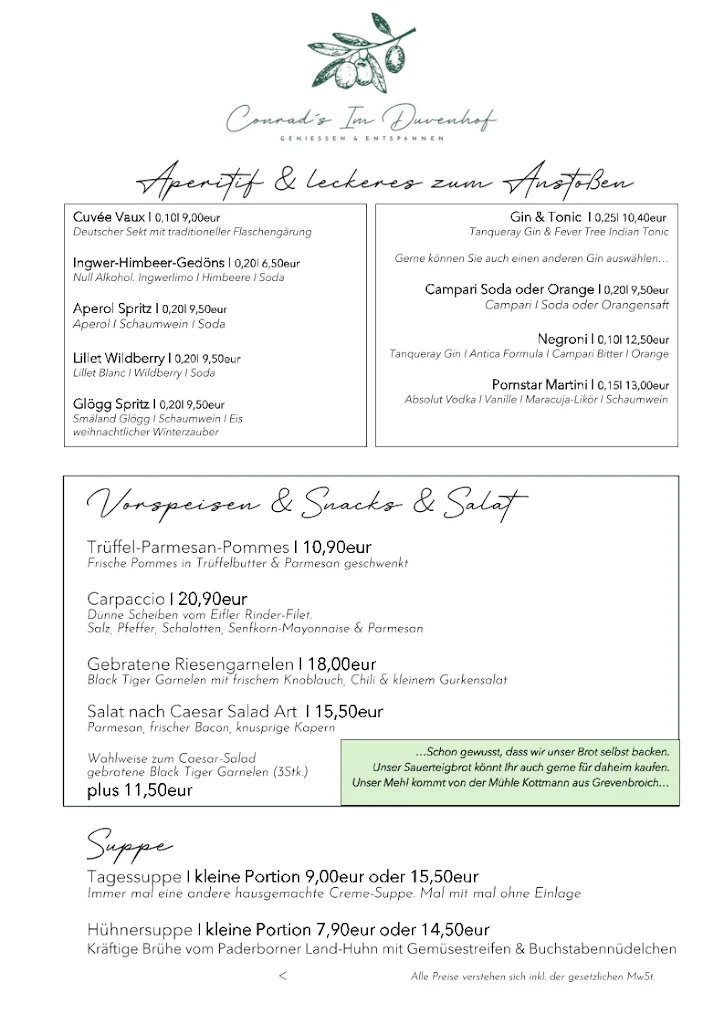 Menu_Conrad´s im Duvenhof_Willich_image_2