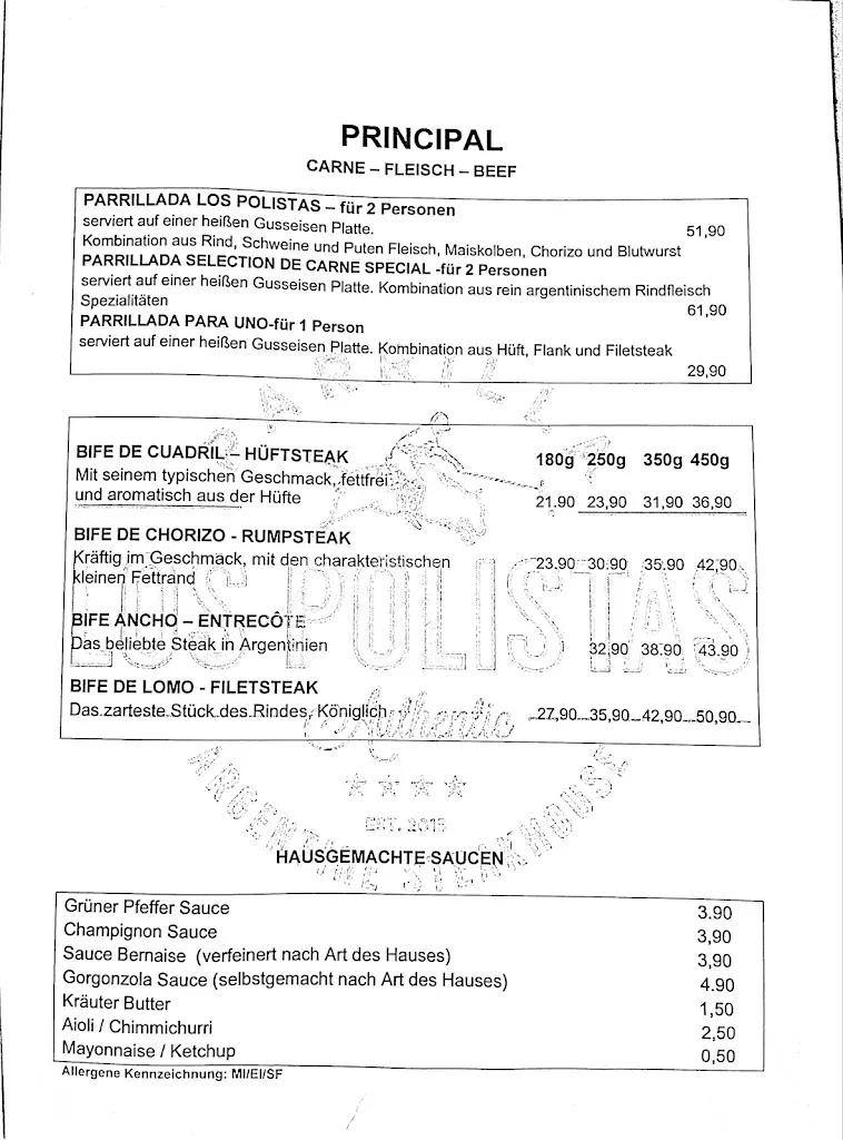 Menu_Los Polistas Steakhouse_Willich_image_1