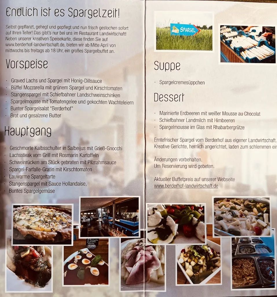 Menu_Restaurant Landwirtschaft_Willich_immagine_1