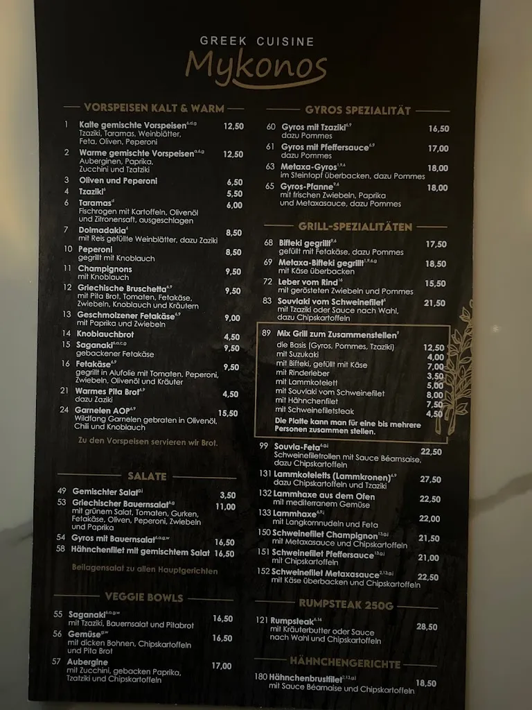 Menu_Restaurant Mykonos_Willich_image_1