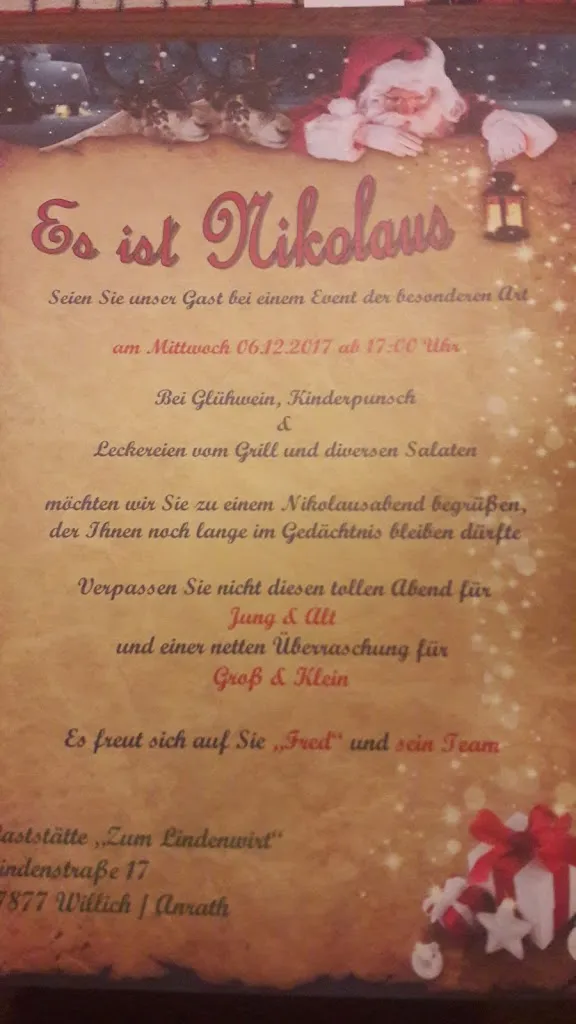 Menu_Gaststätte Zum Lindenwirt_Willich_image_1