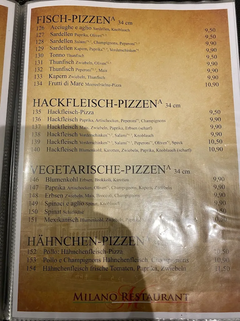Menu_Milano Restaurant_Gersthofen_immagine_1