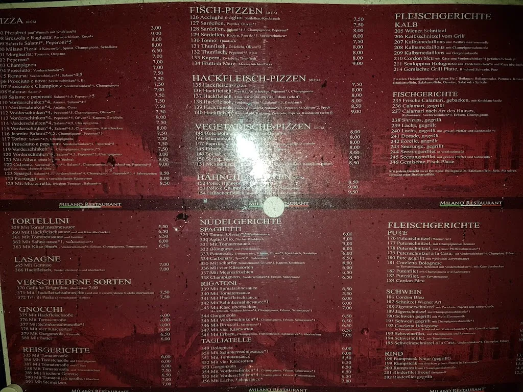 Menu_Milano Restaurant_Gersthofen_immagine_4