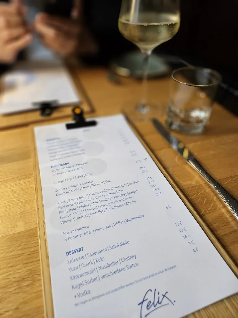 Menu_felix. | Weinbar & Restaurant_Viersen_immagine_1
