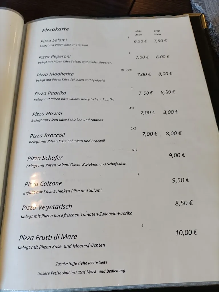 Menu_Malgorzata Zimmermann Gaststätte Bürgerhaus_Alsenz_immagine_1