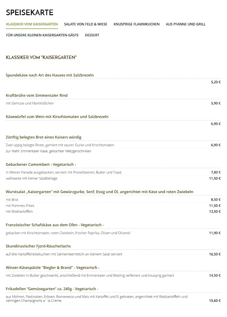 Menu_Weinrestaurant & Vinothek Kaisergarten_Alzey_immagine_2