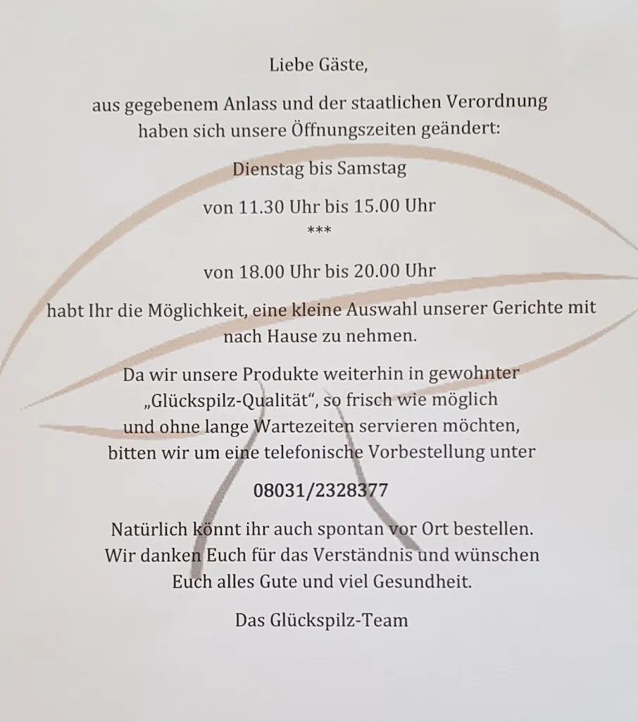 Menu_Restaurant Glückspilz_Rosenheim_imagen_1