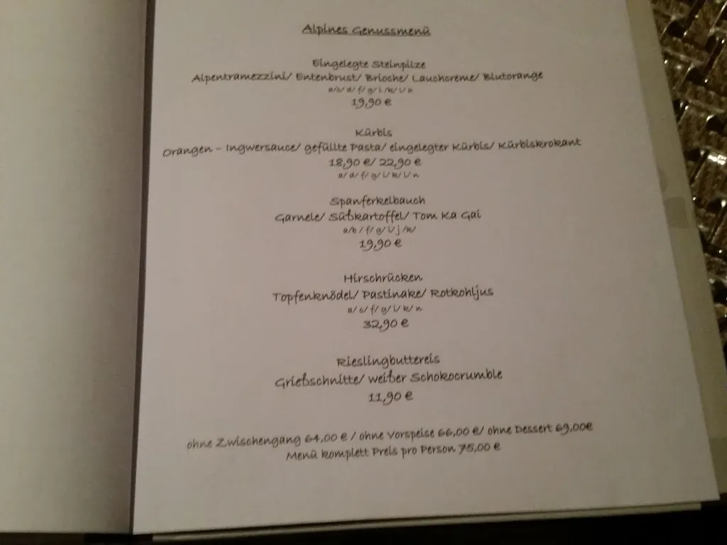 Menu_Das Marktrestaurant_Mittenwald_immagine_3