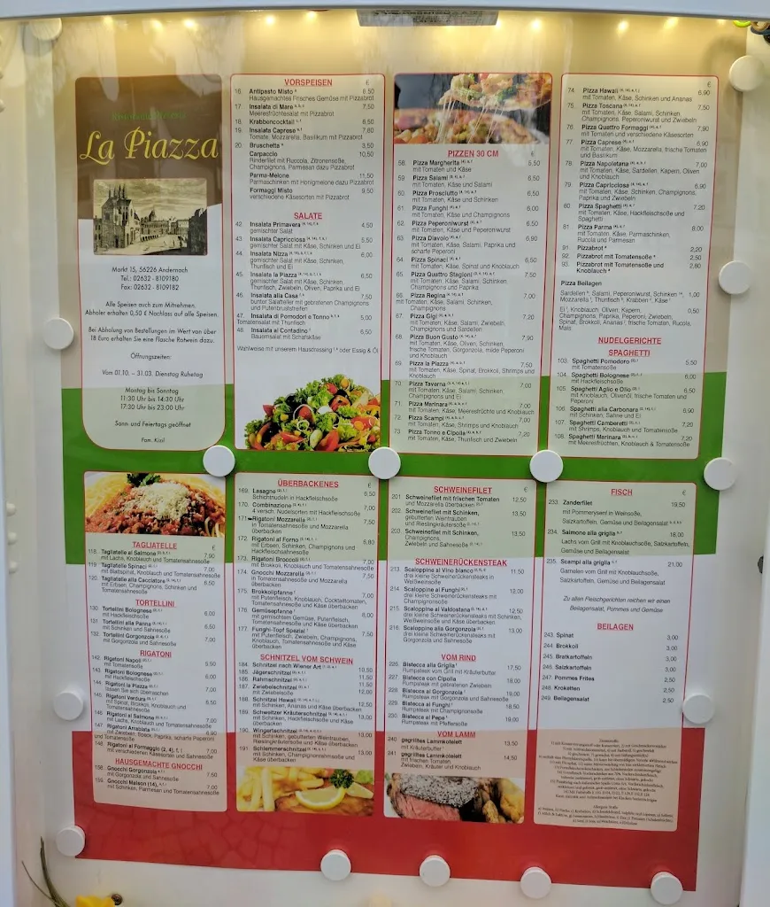 Menu_La Piazza_Andernach_immagine_3