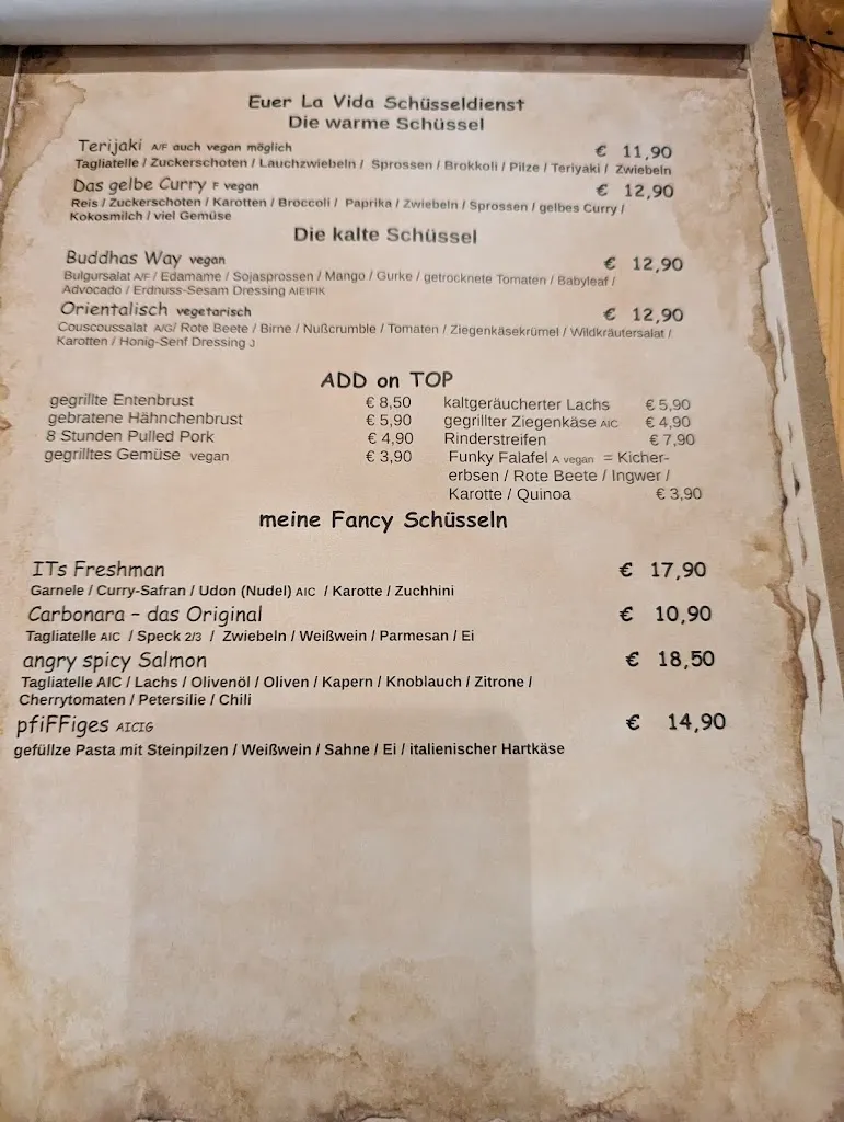 Menu_Restaurant La Vida Local_Bechhofen_image_3