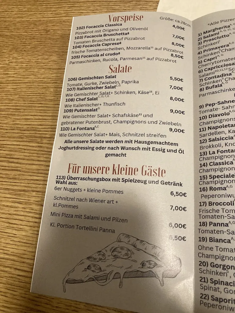 Menu_Ristorante Pizzaria La Fontana_Bechtheim_image_2