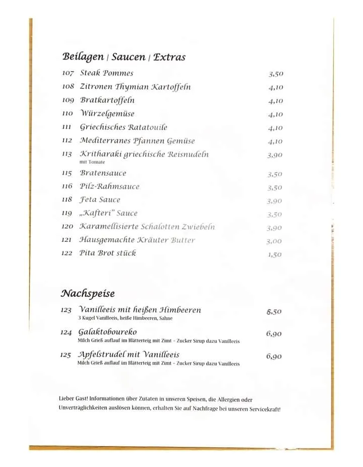 Menu_Restaurant Zum Sängerheim_Beindersheim_immagine_1