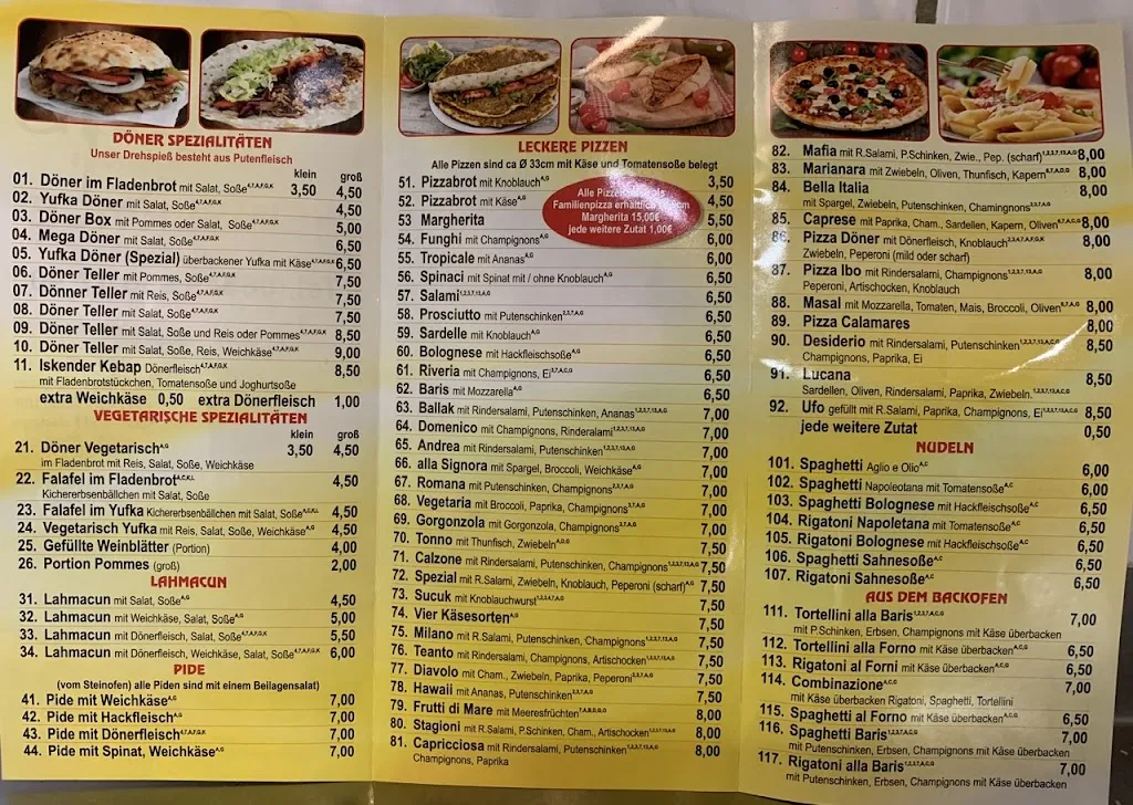 Menu_Baris Döner Pizzahaus & Louge_Billigheim-Ingenheim_image_1