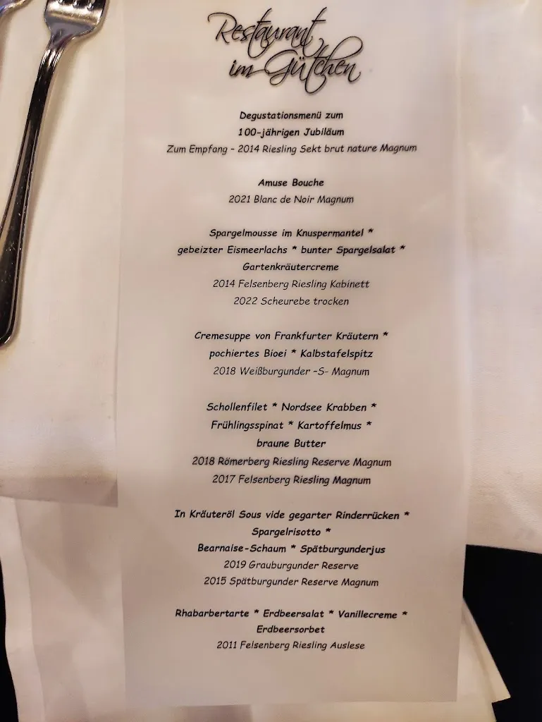 Menu_Restaurant Im Gütchen_Kreuznach_immagine_1