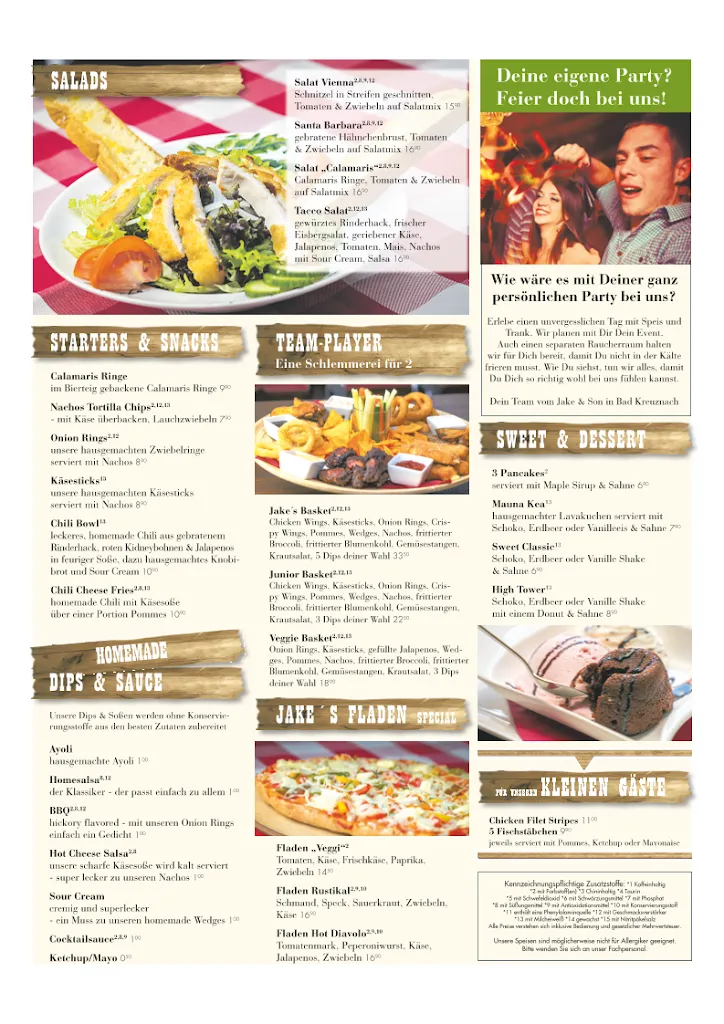 Menu_Jake & Son_Kreuznach_immagine_1