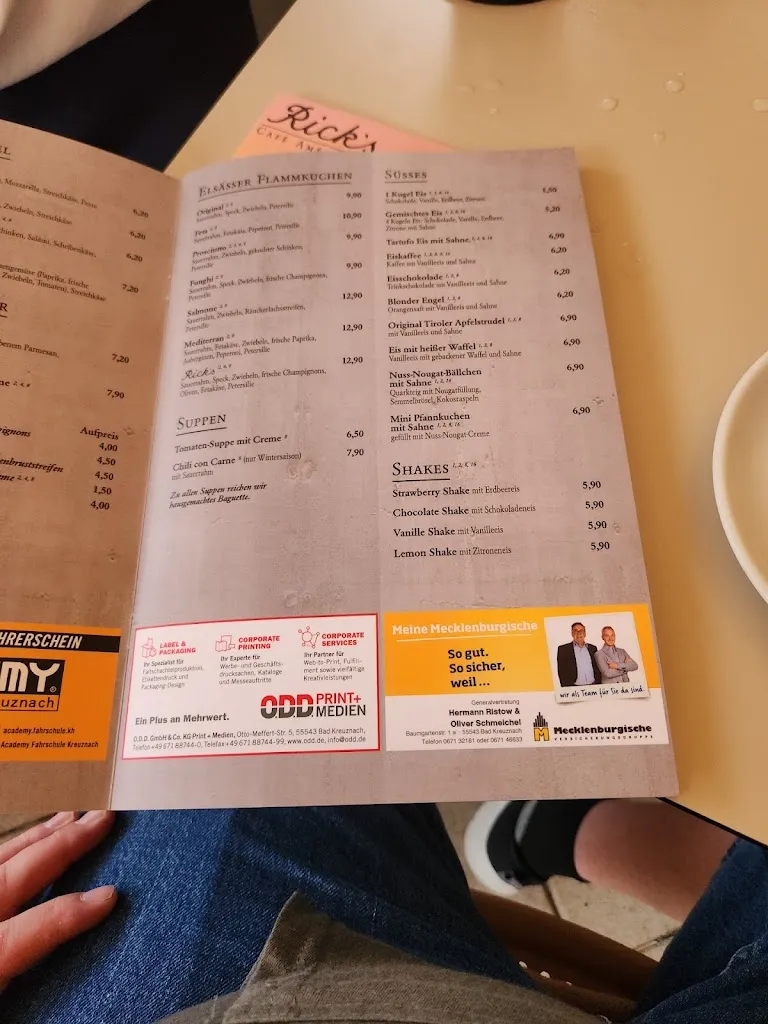 Menu_Rick's Café Americain Bistro im Cineplex Bad Kreuznach_Kreuznach_image_2