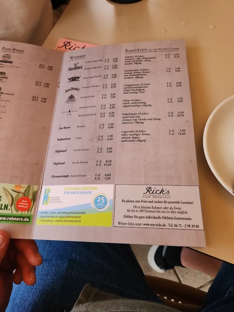 Menu_Rick's Café Americain Bistro im Cineplex Bad Kreuznach_Kreuznach_image_3