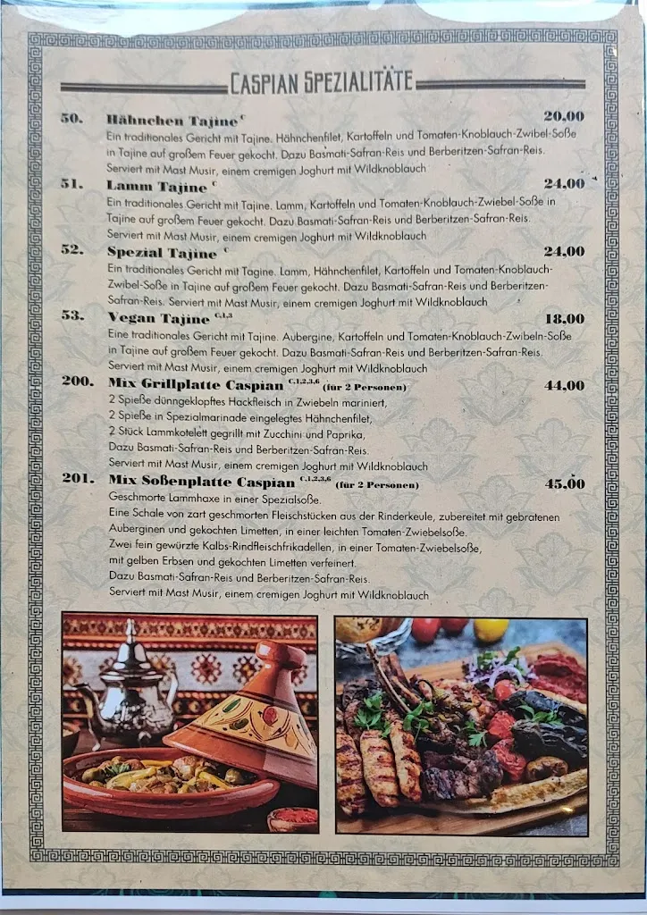 Menu_Persisches Restaurant Caspian_Bodenheim_image_1