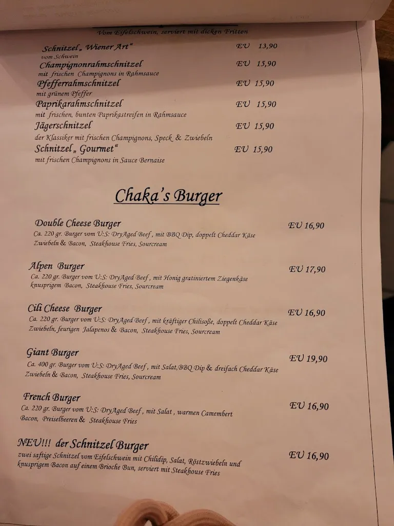 Menu_Chaka's_Bornheim_image_1