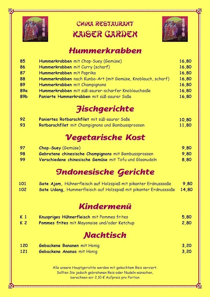 Menu_China Restaurant Kaiser Garden_Bornheim_image_4