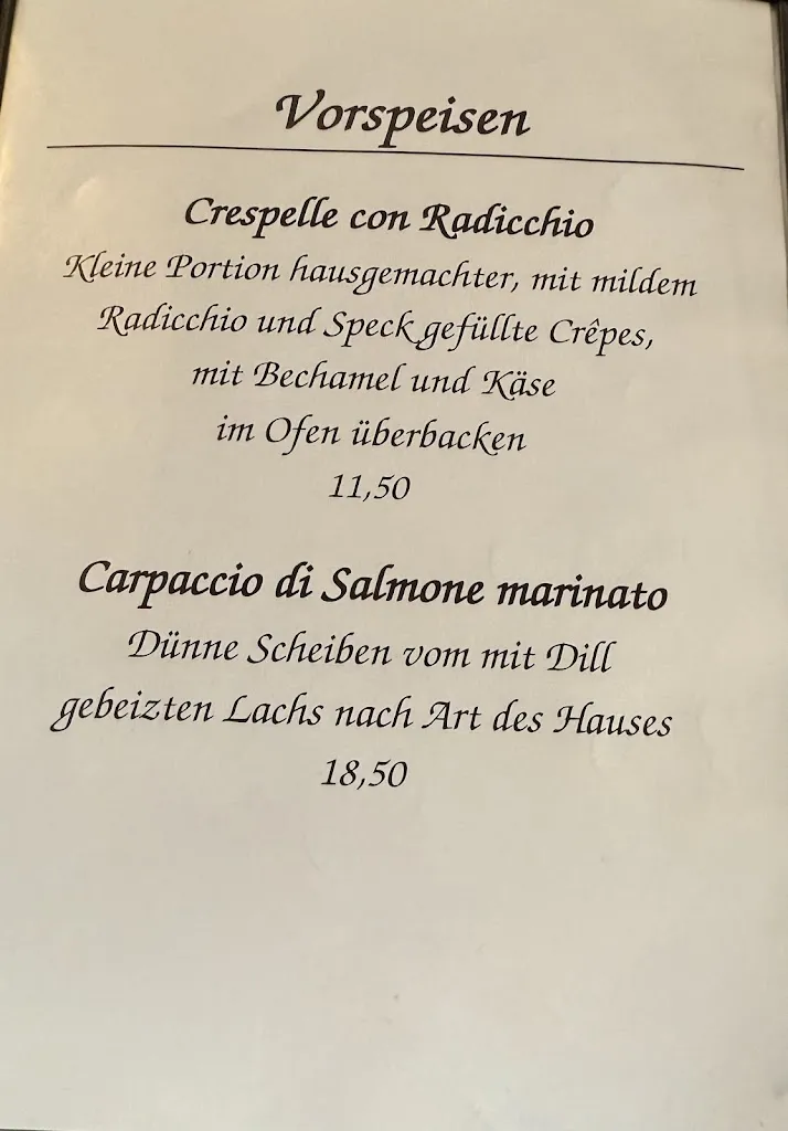 Menu_La bella Casa da Silvio_Herborn_image_1