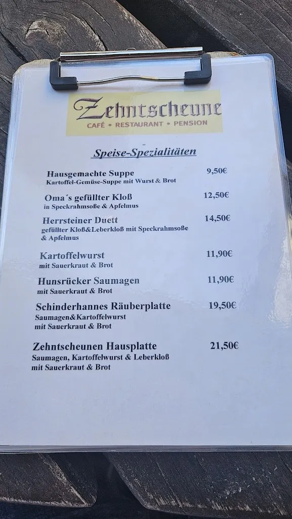 Menu_Cafe In der Zehntscheune_Herrstein_immagine_2