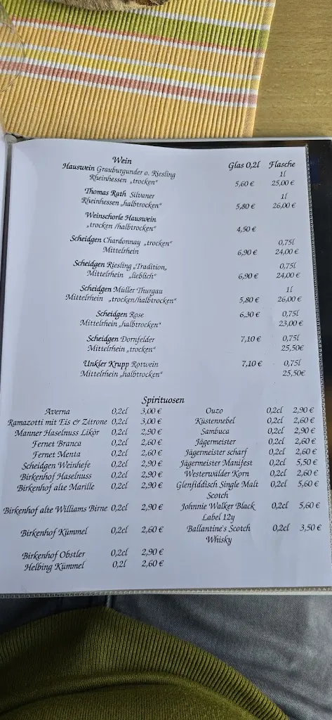 Menu_Gaststätte Rheinblick Ockenfels_Ockenfels_immagine_4