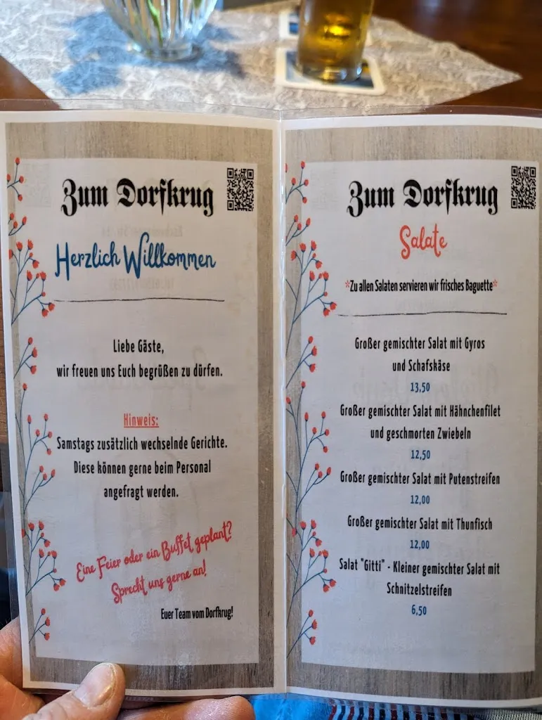 Menu_Gaststätte zum Dorfkrug_Elkenroth_immagine_1