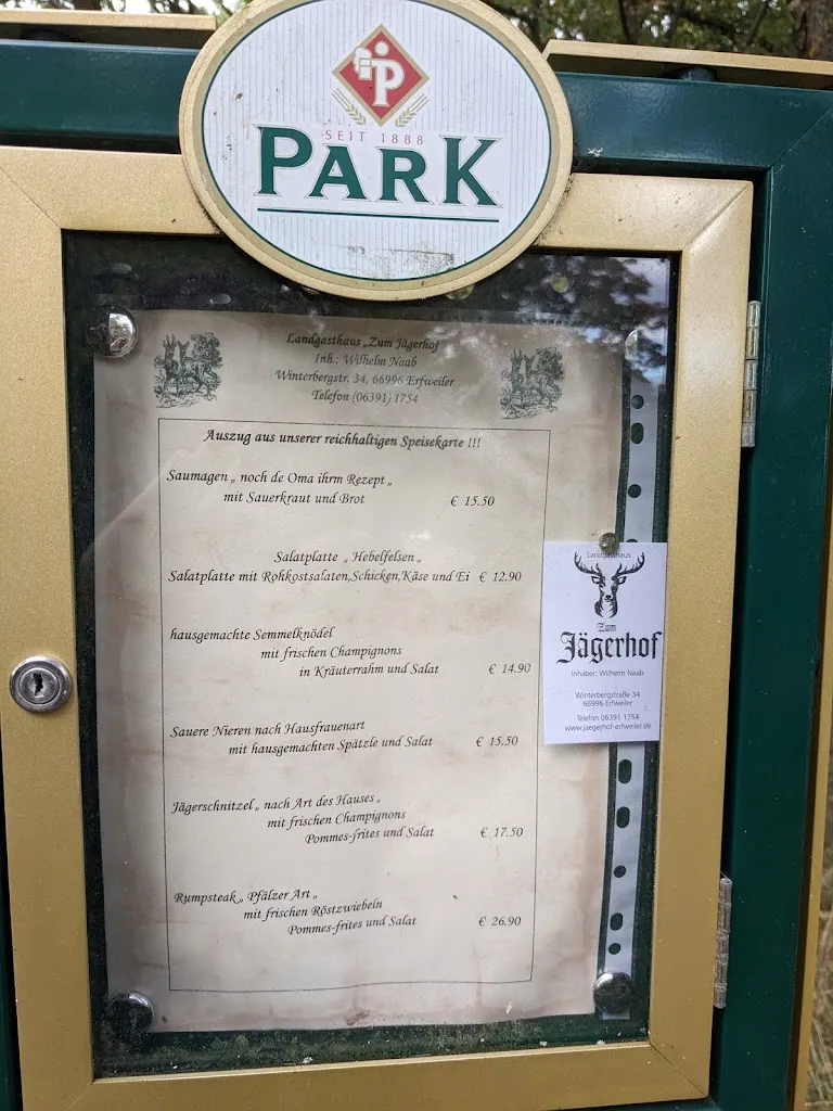Menu_Gaststätte Zum Jägerhof_Erfweiler_image_1