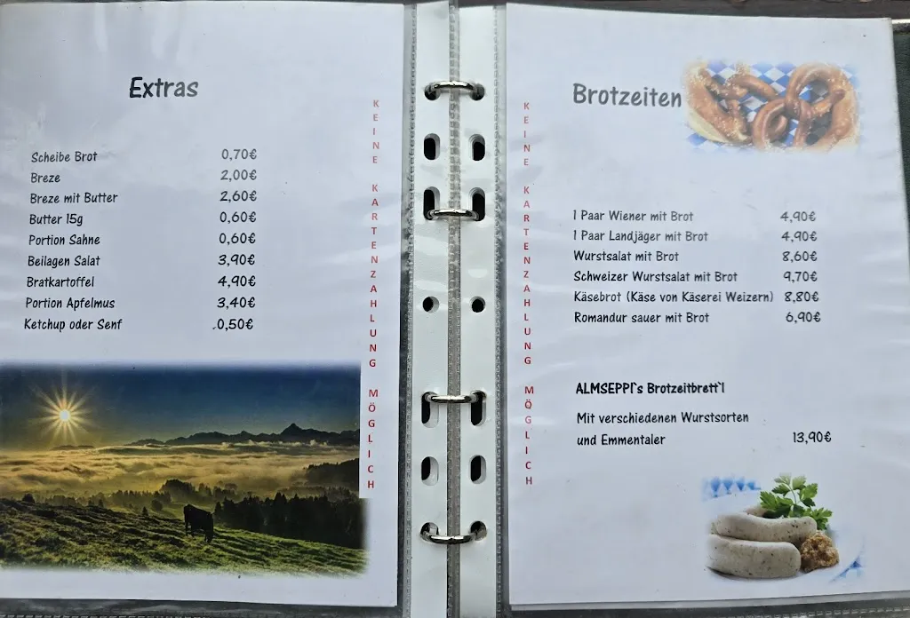 Menu_Schloßbergalm Zell_Eisenberg_image_1