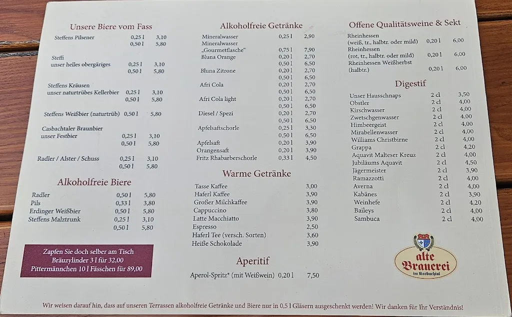 Menu_Brauereischänke „Alte Brauerei“_Erpel_image_1