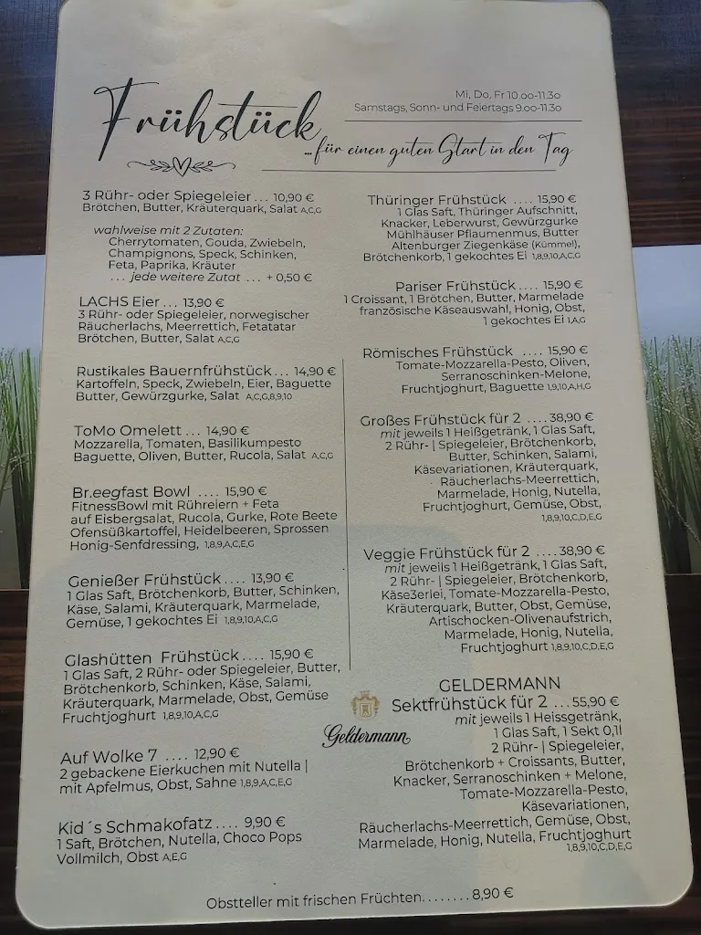 Menu_Glashütte Petersberg_Erfurt_immagine_2