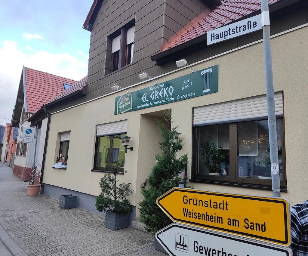 Gasthaus zur Krone El Greco restaurant in Fußgönheim