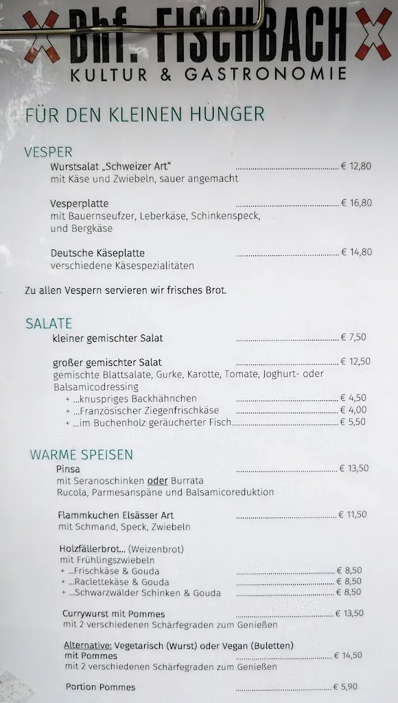 Menu_Bahnhof Fischbach_Friedrichshafen_immagine_2