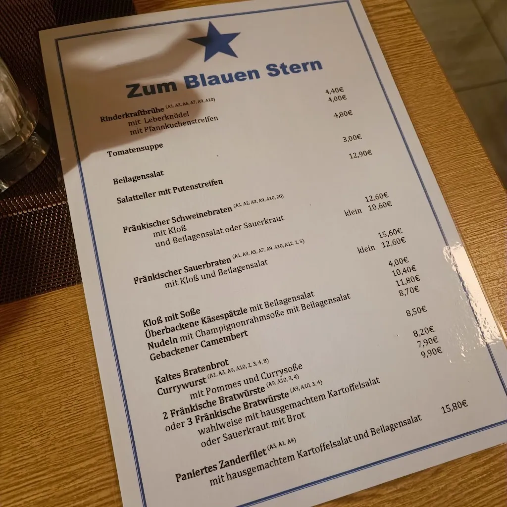 Menu_Speisegaststätte 