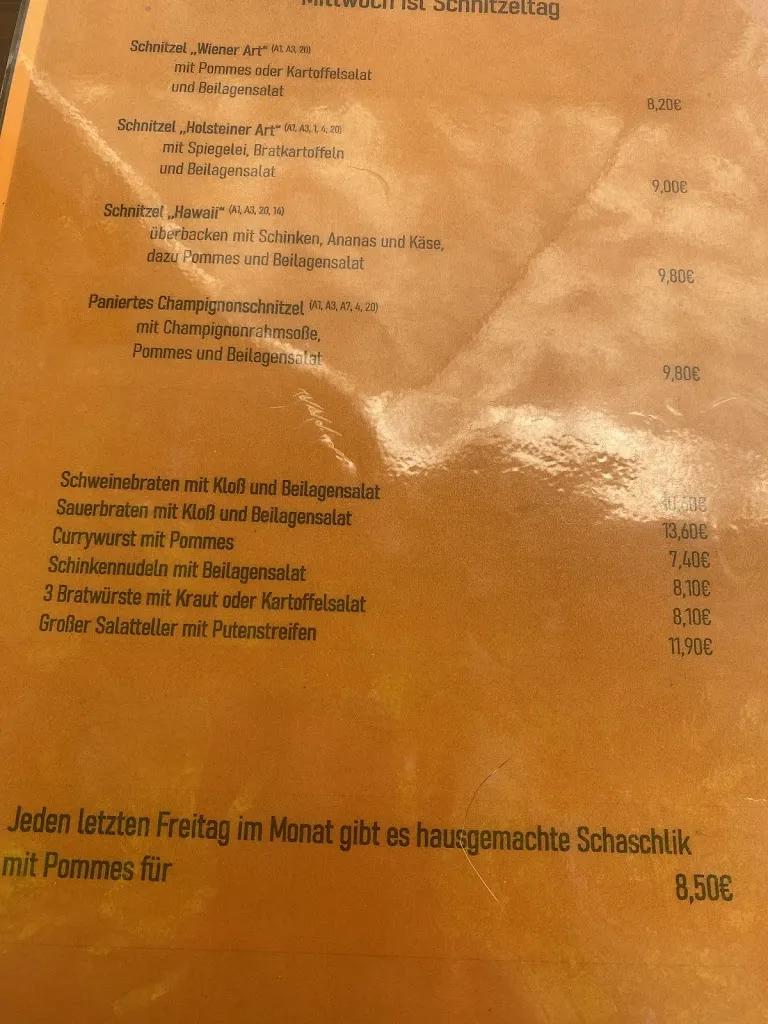 Menu_Speisegaststätte 