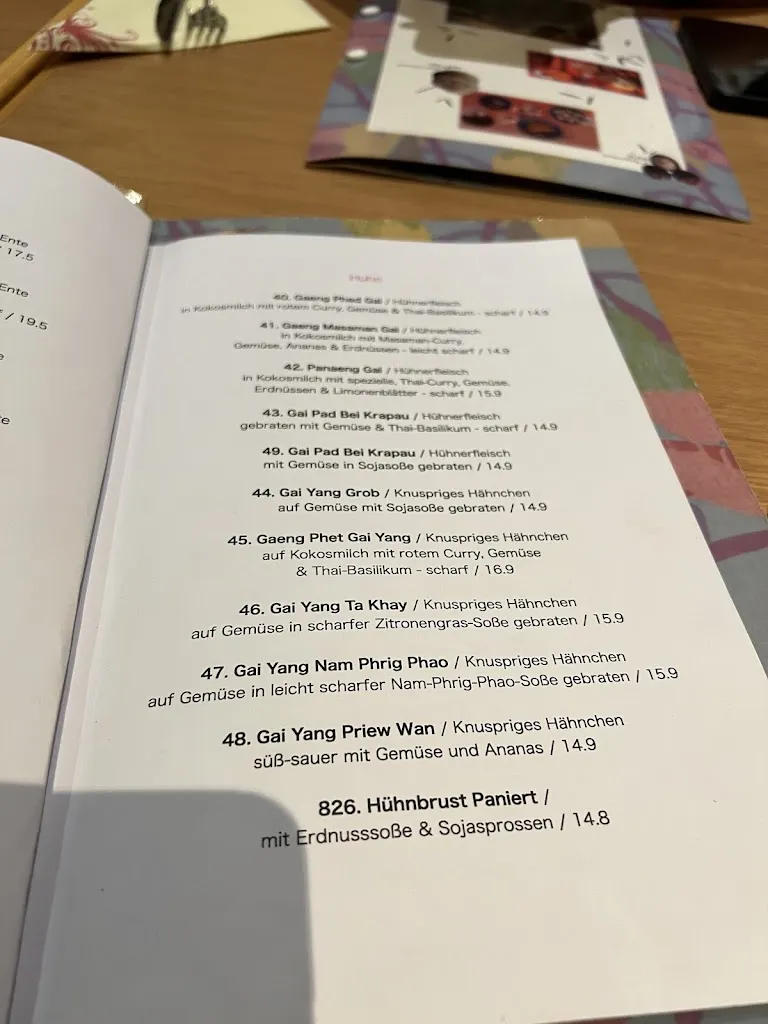 Menu_Thairestaurant Orchidee_Nürnberg_immagine_3