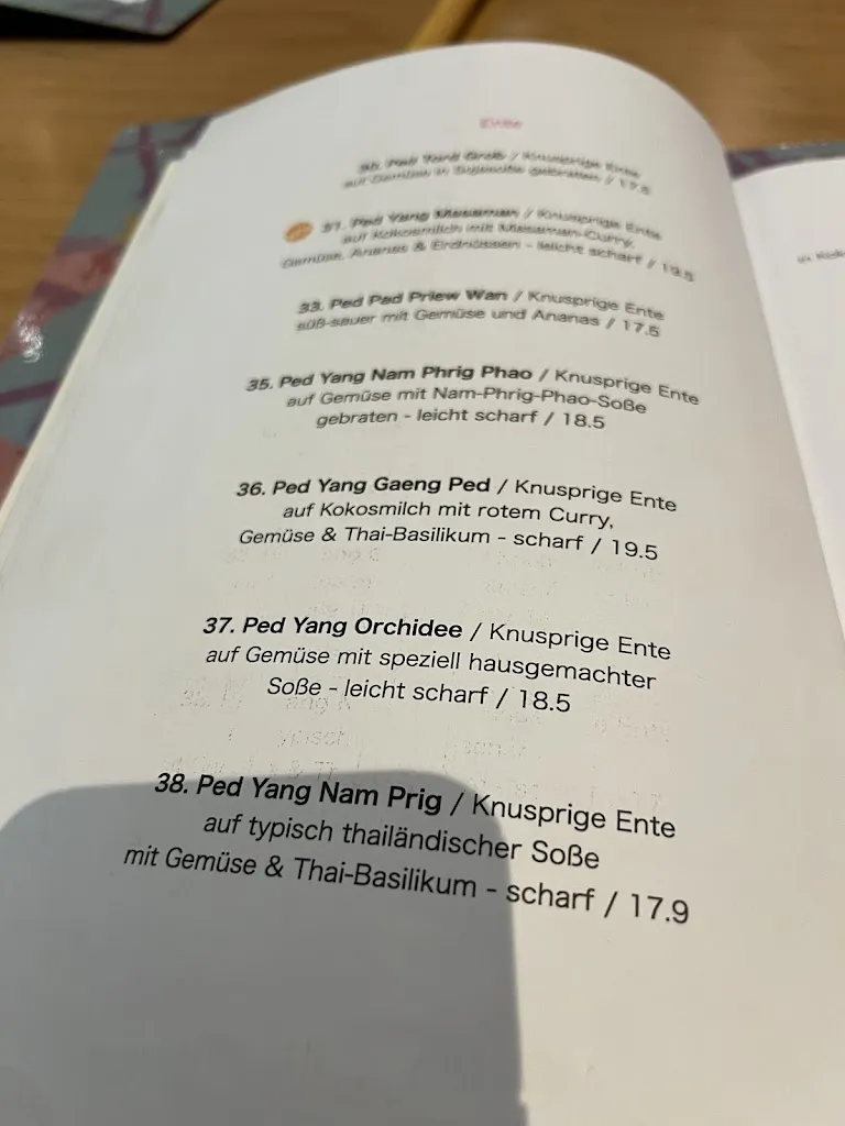 Menu_Thairestaurant Orchidee_Nürnberg_immagine_4