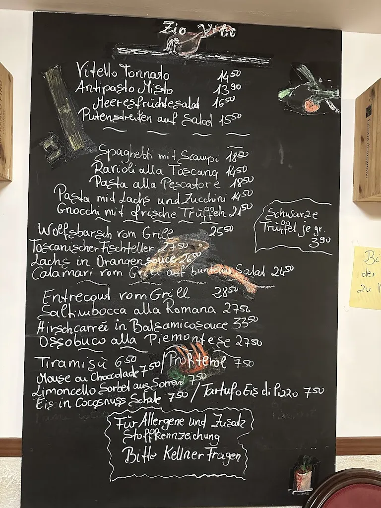 Menu_Restaurant Trattoria Pizzeria Da Zio Vito_Nürnberg_image_1