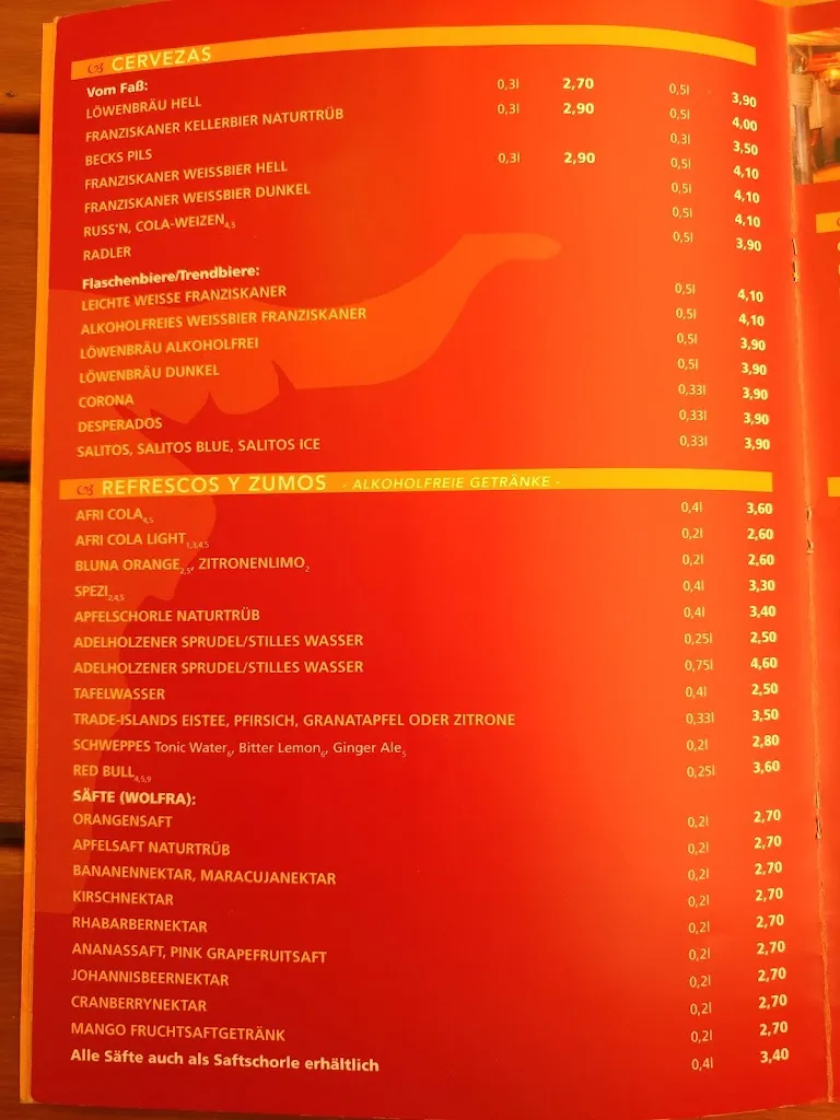 Menu_Restaurant El Diablo_Gilching_immagine_2