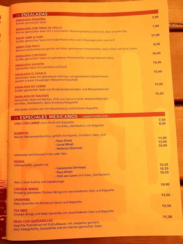 Menu_Restaurant El Diablo_Gilching_immagine_3