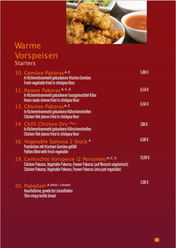 Menu_Restaurant Maharaja_Gilching_immagine_4