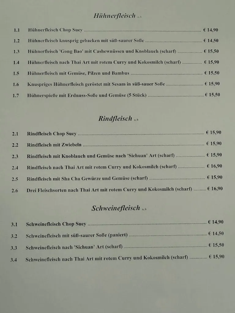 Menu_Restaurant Hang Zhou_Gilching_immagine_2