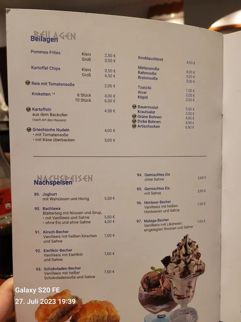 Menü_Restaurant Poseidon_Gerolstein_Bild_3