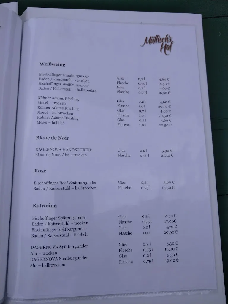 Menu_Müllisch's Hof_Dohm-Lammersdorf_immagine_4