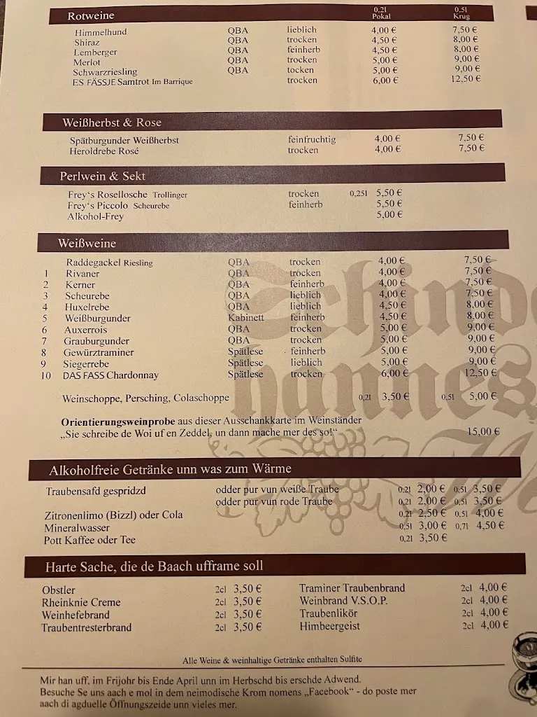 Menu_Schinderhannes-Weinstall Straußwirtschaft_Guntersblum_immagine_1