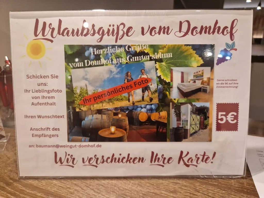 Menu_WEINGUT Domhof & SCHLAFGUT Domhof_Guntersblum_image_2