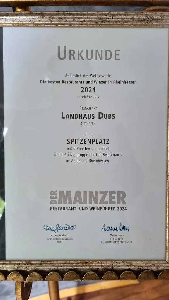 Menu_Landhaus Dubs - Wolfgang Dubs_Osthofen_image_1