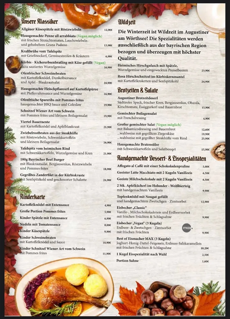 Menu_Augustiner am Wörthsee / Strandbad Fleischmann / Kiosk & Biergarten_Wörthsee_image_4